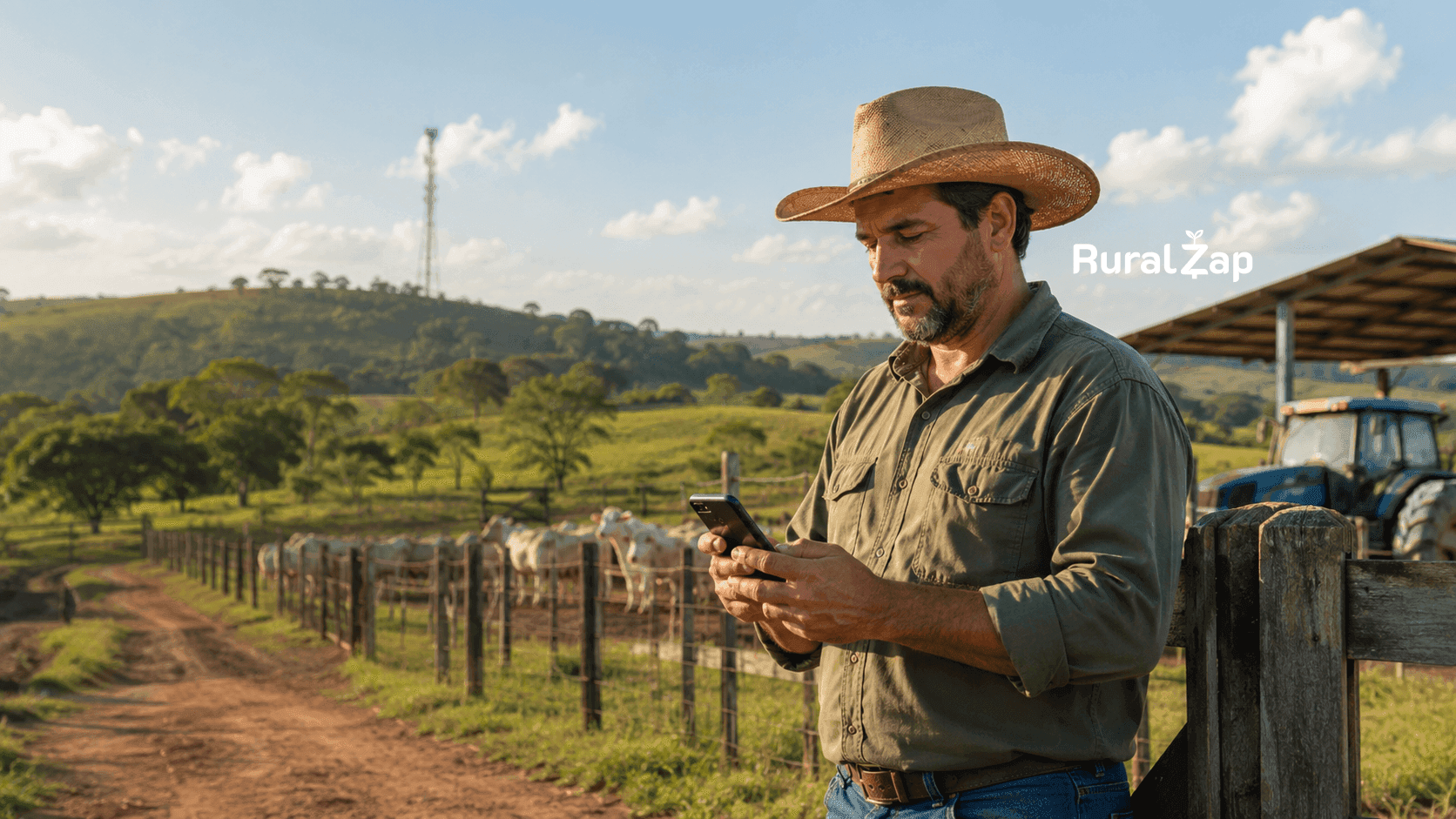 Conectividade no Campo: 98% das Propriedades Rurais têm Internet e WhatsApp Lidera Decisões